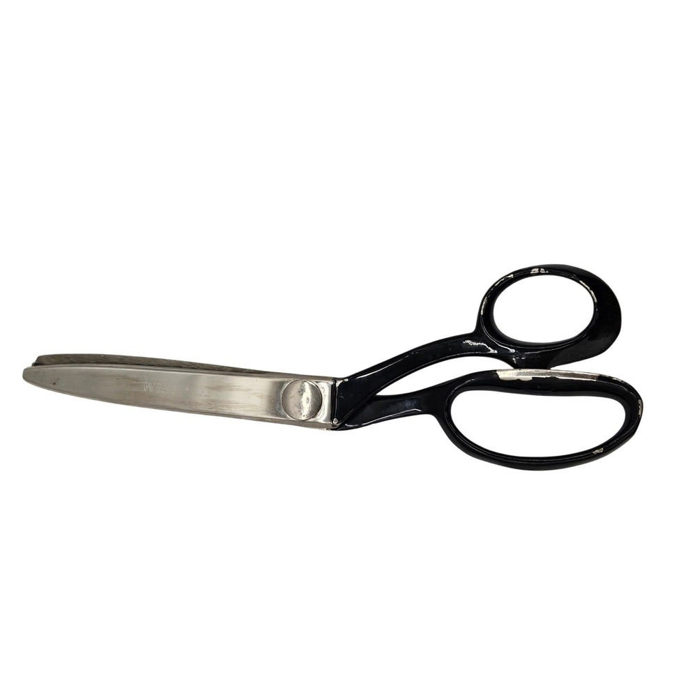 Wiss‎ Vintage AA11 Tailor Scissors Shears 11" Serrated Blade Black Handles USA